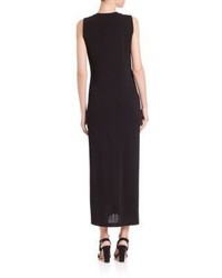 Calvin Klein Collection Gathered Sleeveless Maxi Dress