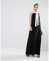 Ted Baker Hilarny Maxi Column Dress With Bow Front