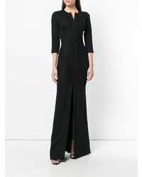 Murmur Hook Front Fitted Maxi Dress