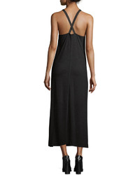 Rag & Bone Jean Malibu Sleeveless Knit Maxi Dress Black