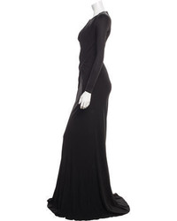 Givenchy Long Sleeve Maxi Dress