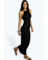 Boohoo Petite Natasha High Neck Maxi Dress