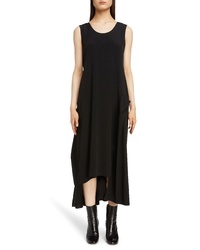 Y's by Yohji Yamamoto Pleat Detail Sleeveless Dress