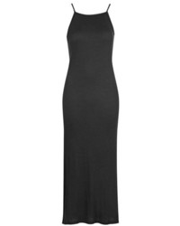 topshop black maxi dress