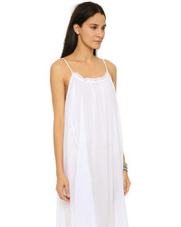 Skin Drape Back Beach Maxi Dress