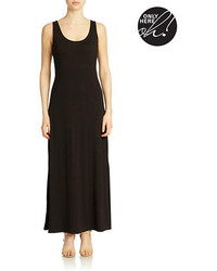 Lord & Taylor Solid Jersey Maxi Dress