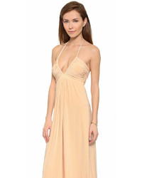 T-Bags Tbags Los Angeles V Neck Maxi Dress