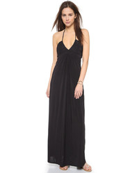 T-Bags Tbags Los Angeles V Neck Maxi Dress