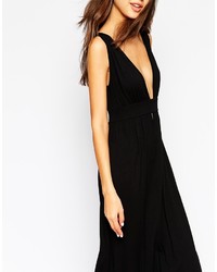 Asos Tall Plunge Front Maxi Dress