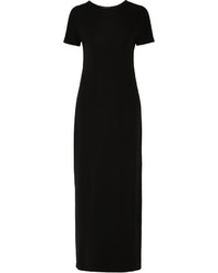 The Row Tally Stretch Jersey Maxi Dress Black