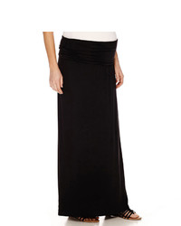 Ana Ana Maternity Relaxed Fit Foldover Maxi Skirt Plus