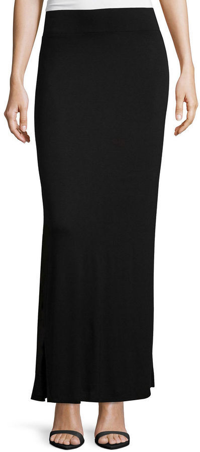 jcpenney Ana Ana Side Slit Maxi Skirt, $12 | jcpenney | Lookastic