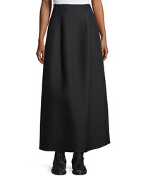 The Row Batley Wool Silk A Line Maxi Skirt