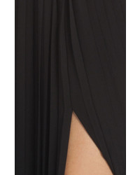 BCBGMAXAZRIA Dillon Pleated Paneled Maxi Skirt 258