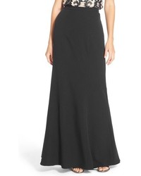 Adrianna Papell Crepe A Line Maxi Skirt