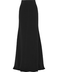 Antonio Berardi Crepe Maxi Skirt Black