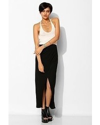 Sparkle & Fade Knit Crossover Maxi Skirt