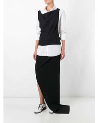 Ann Demeulemeester Long Asymmetric Wrap Skirt