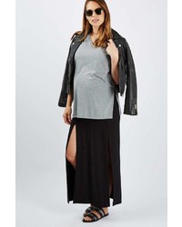 Topshop Maternity Maxi Split Skirt