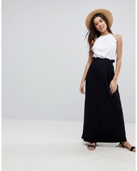 ASOS DESIGN Maxi Skirt With Paperbag Waist