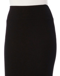 Enza Costa Ribbed Maxi Skirt Black