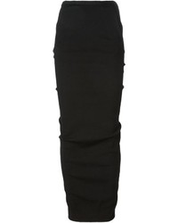 Rick Owens Fitted Maxi Skirt