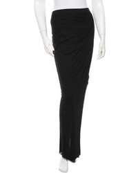 Helmut Lang Ruched Maxi Skirt