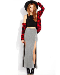 Forever 21 Show Out M Slit Maxi Skirt