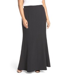 Adrianna Papell Stretch Crepe Maxi Skirt