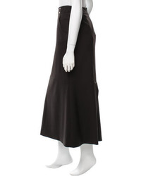 Jil Sander Wool Maxi Skirt