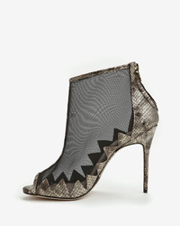 Ted Baker Leilan Exotic Leather Mesh Ankle Boots