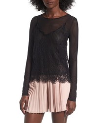 Leith Two Piece Lace Mesh Top