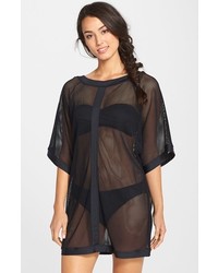 Black Mesh Cover-up