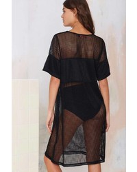 Motel Arrow Mesh Swim Cover Up