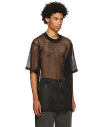 AMI Alexandre Mattiussi Black Oversized T Shirt