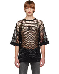 Dolce & Gabbana Black Wool T Shirt