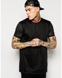 Asos Brand T Shirt With Mesh Sleeves And Back Panel