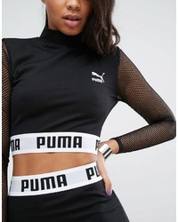 Puma To Asos Cropped Mesh Top Co Ord