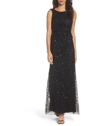 Adrianna Papell Drape Back Gown