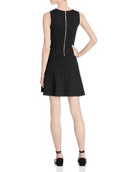 French Connection Viola Mesh Inset Dress