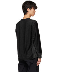 CMF Outdoor Garment Black Crewneck Long Sleeve T Shirt