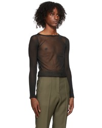 Peter Do Black Spacer Sweater