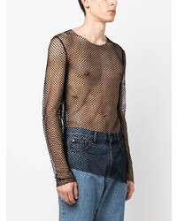 DSQUARED2 Long Sleeve Mesh Top