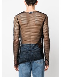 DSQUARED2 Long Sleeve Mesh Top