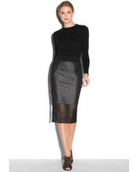 Milly Illusion Pencil Skirt