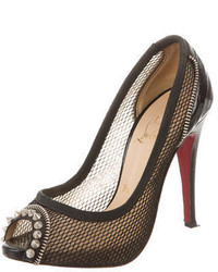 Christian Louboutin Spiked Mesh Pumps