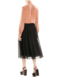 See by Chloe See By Chlo Skirt With Mesh