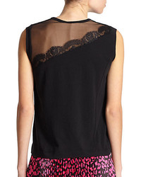 Christopher Kane Mesh Lace Top