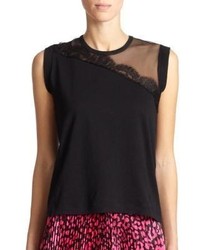 Christopher Kane Mesh Lace Top