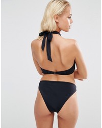 Asos Choker Mesh Strappy Cut Out Swimsuit